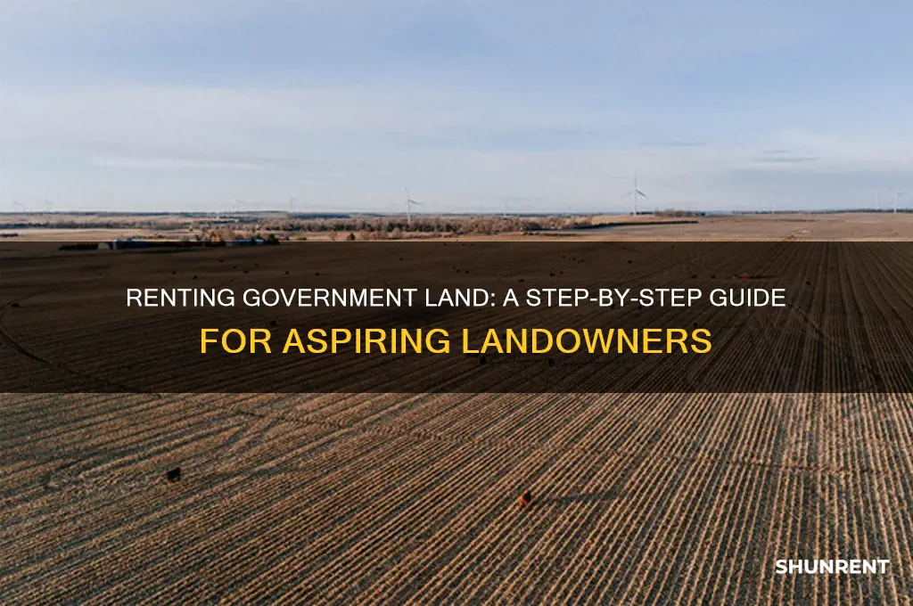 how to rent land from the government