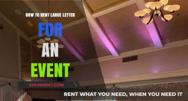 Renting Large Letters for Events: A Step-by-Step Guide to Wow Your Guests