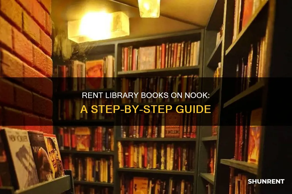 how to rent library books on nook
