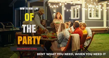 Renting Life of the Party: Tips for Hosting Unforgettable Events