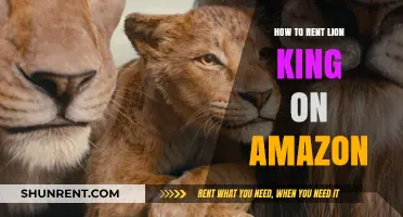 Renting The Lion King on Amazon: A Simple Step-by-Step Guide