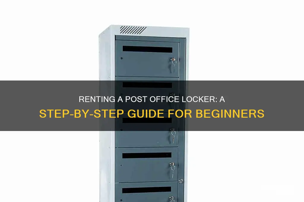 how to rent locker in post office