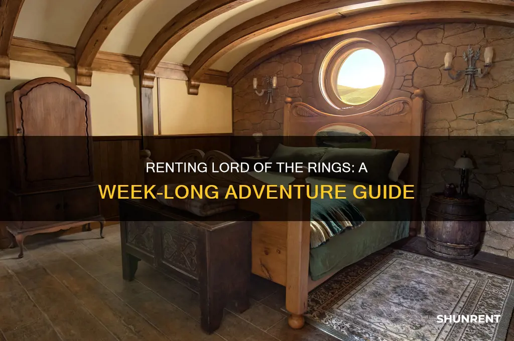 how to rent lord of the rings for a week