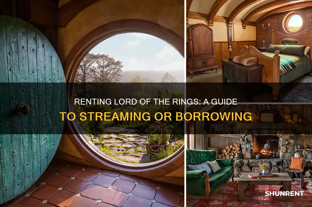how to rent lord of the rings