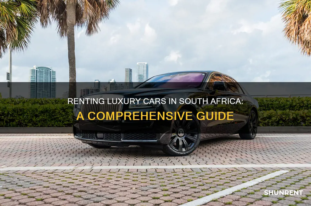 how to rent luxury vehicles in south africa