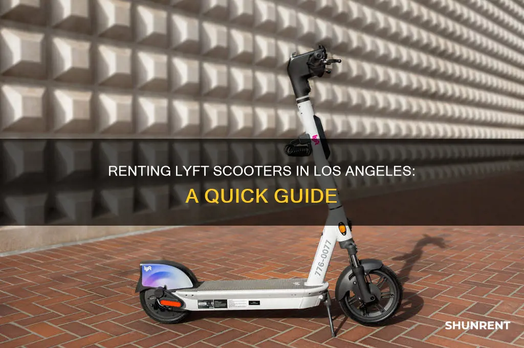 how to rent lyft scooters los angeles