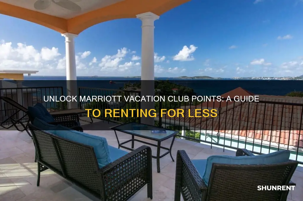 how to rent marriott vacation club points