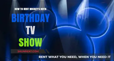 Rent Mickey's 90th Birthday TV Show: A Step-by-Step Guide