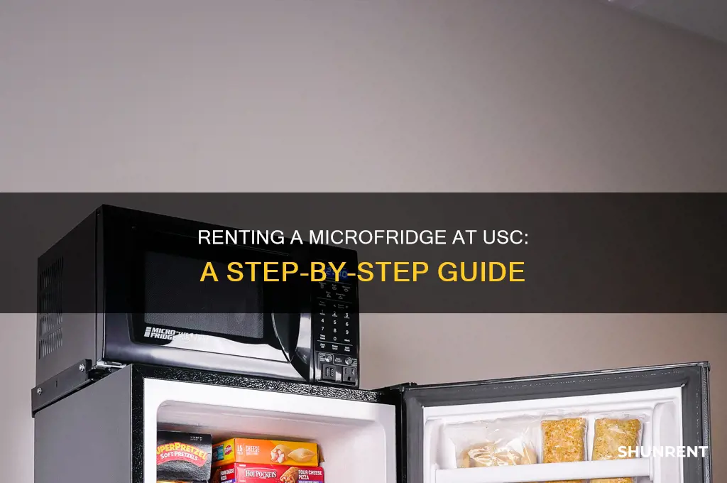 how to rent microfridge at university of south carolina