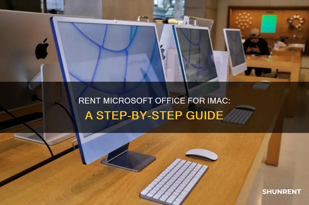 how to rent microsoft office for imac