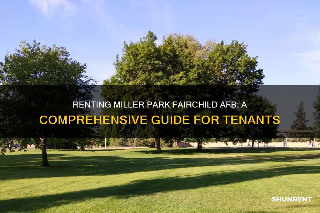 how to rent miller park fairchild afb