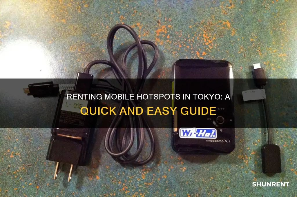 how to rent mobile hot spot in tokyo