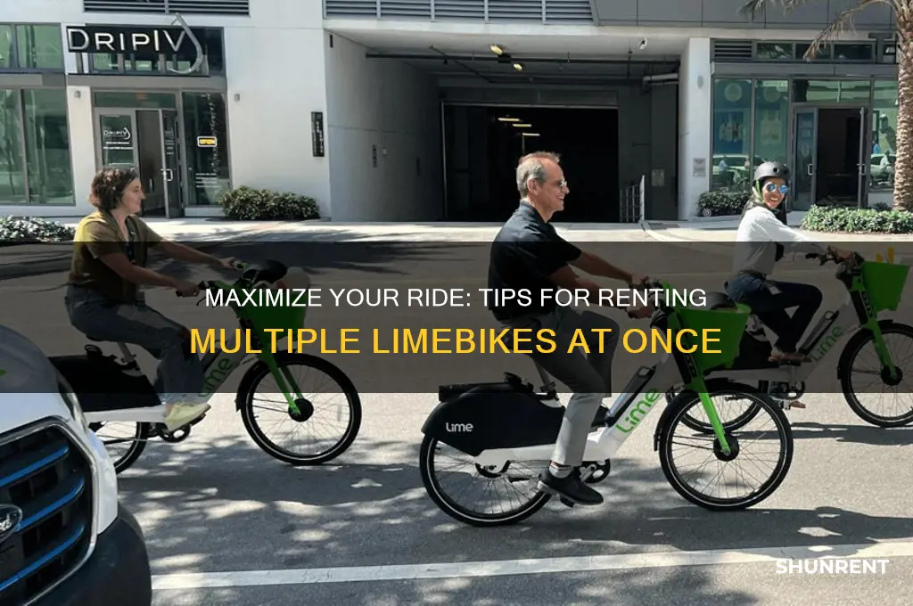 how to rent more than one limebike