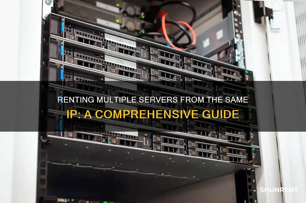 how to rent multiple servers from same ip