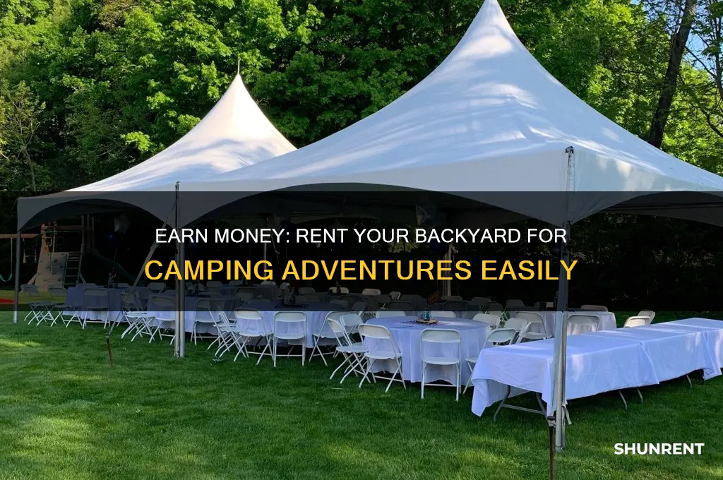 how to rent my backyard for camping