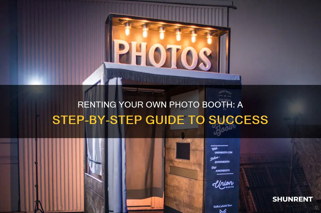 how to rent my own photo booth