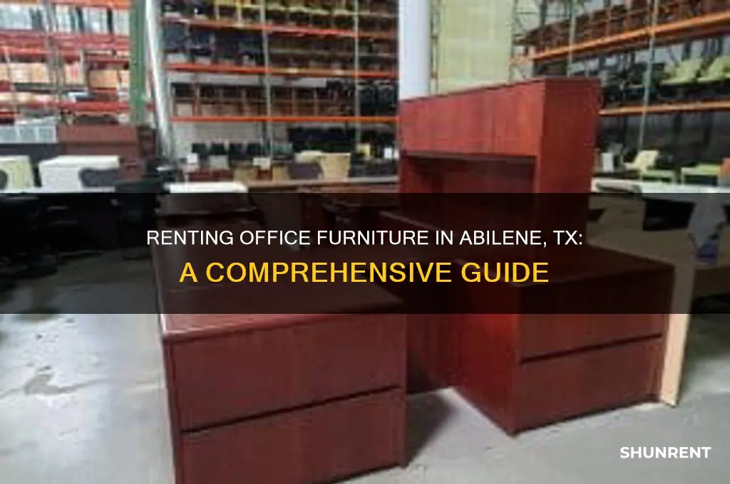how to rent office furniture in abilene tx