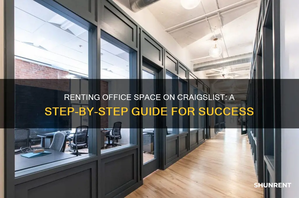 how to rent office space on craigslist