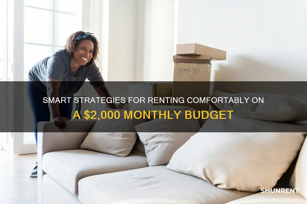 how to rent on a 2000 a month budget