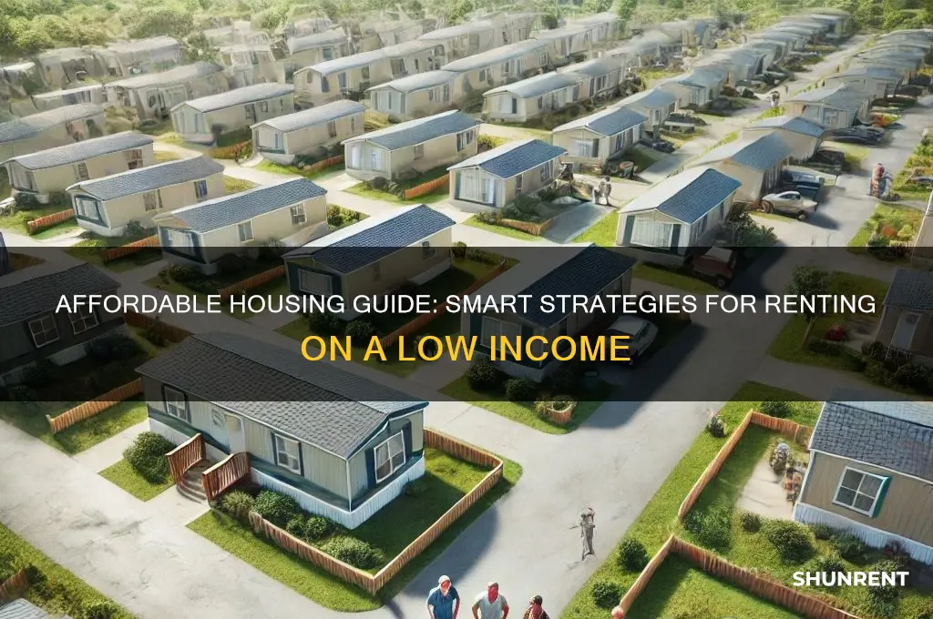 how to rent on a low income