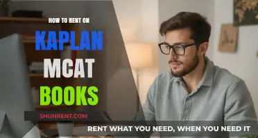 Renting Kaplan MCAT Books: A Step-by-Step Guide to Save Money