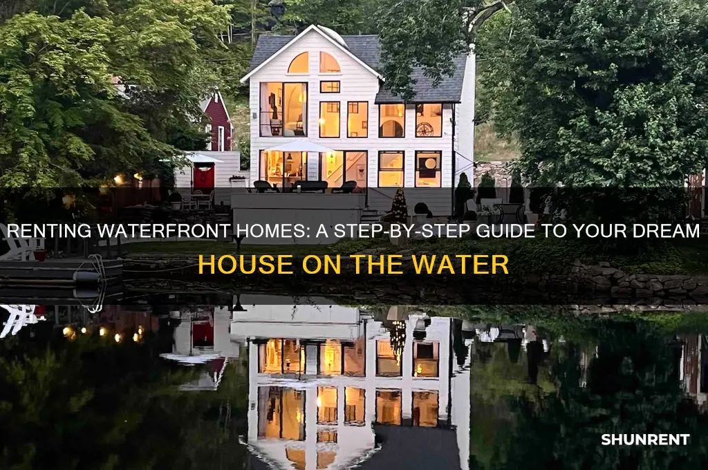 how to rent ouse on the water