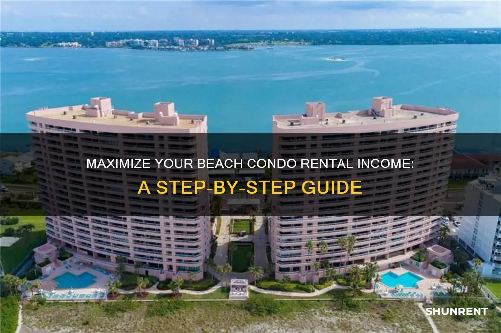 how to rent out a beach condo