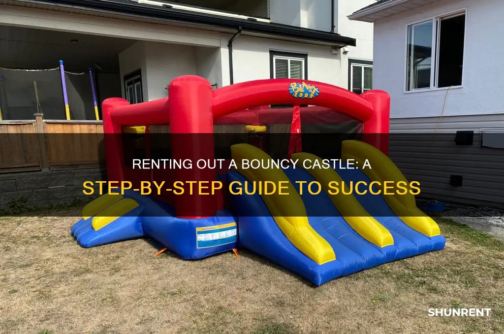 how to rent out a bouncy castle