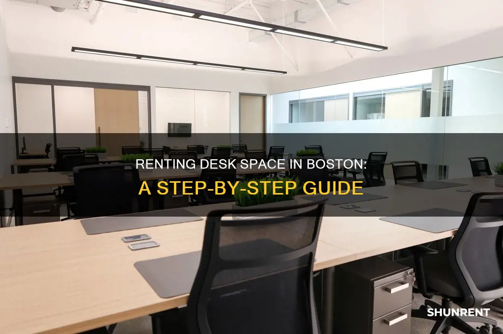 how to rent out a desk space in boston