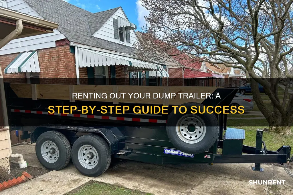 how to rent out a dump trailer