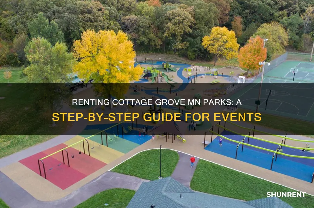 how to rent out a park in cottage grove mn