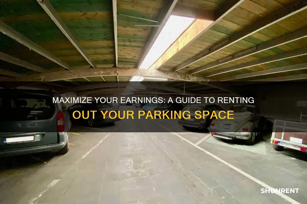 how to rent out a parking space
