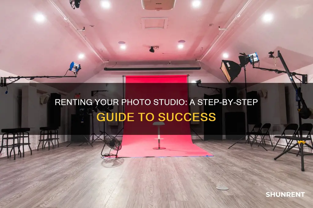 how to rent out a photo studio