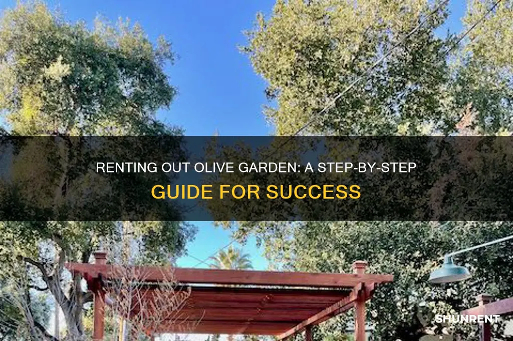 how to rent out an olive garden