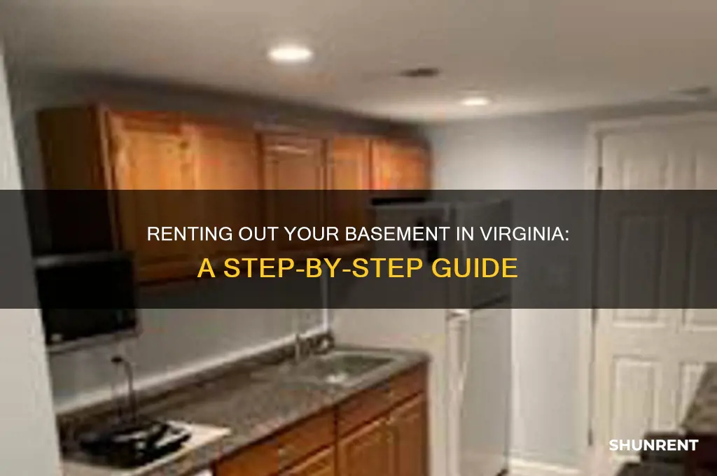 how to rent out basement in virginia