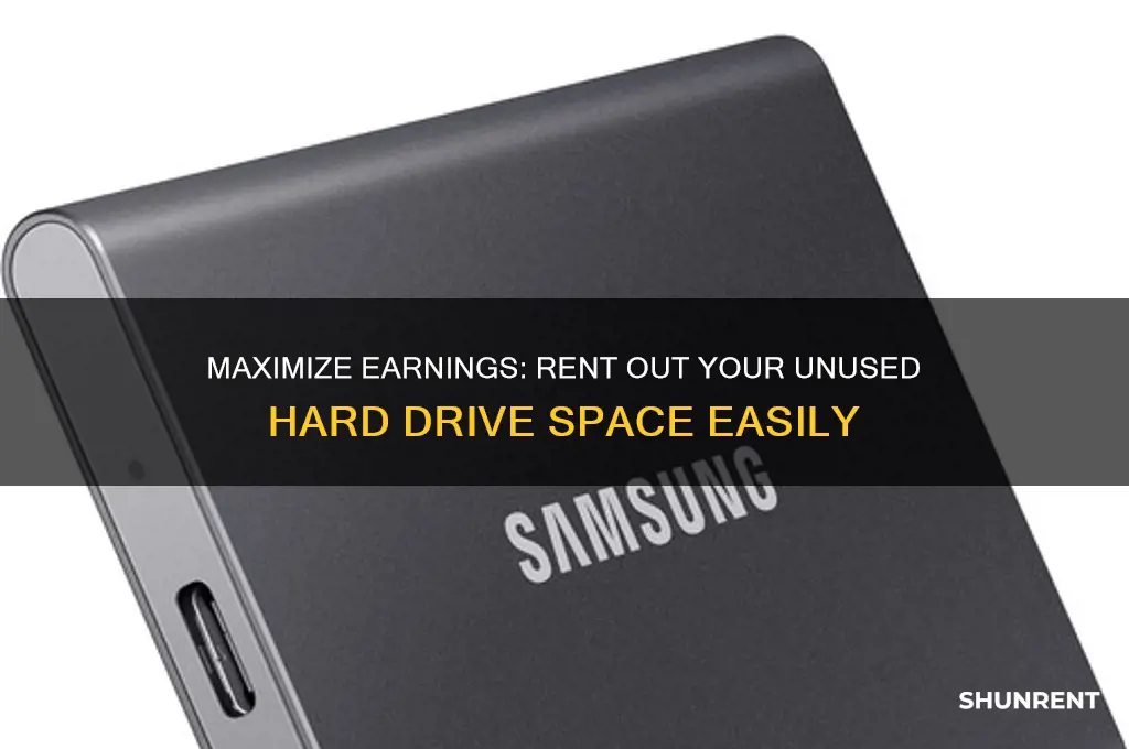 how to rent out hard drive space