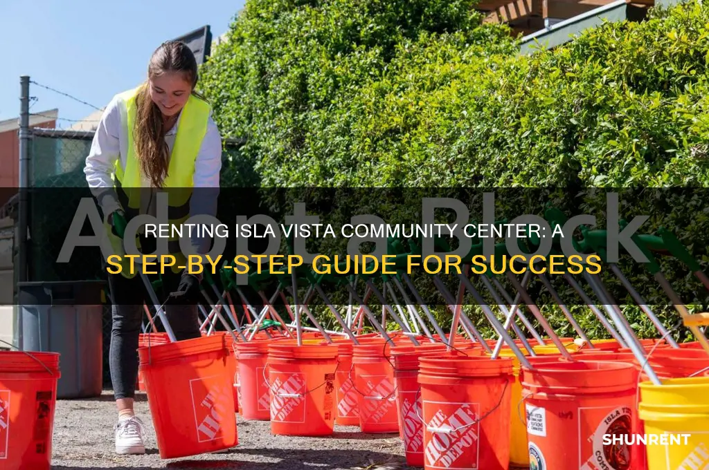 how to rent out isla vista community center