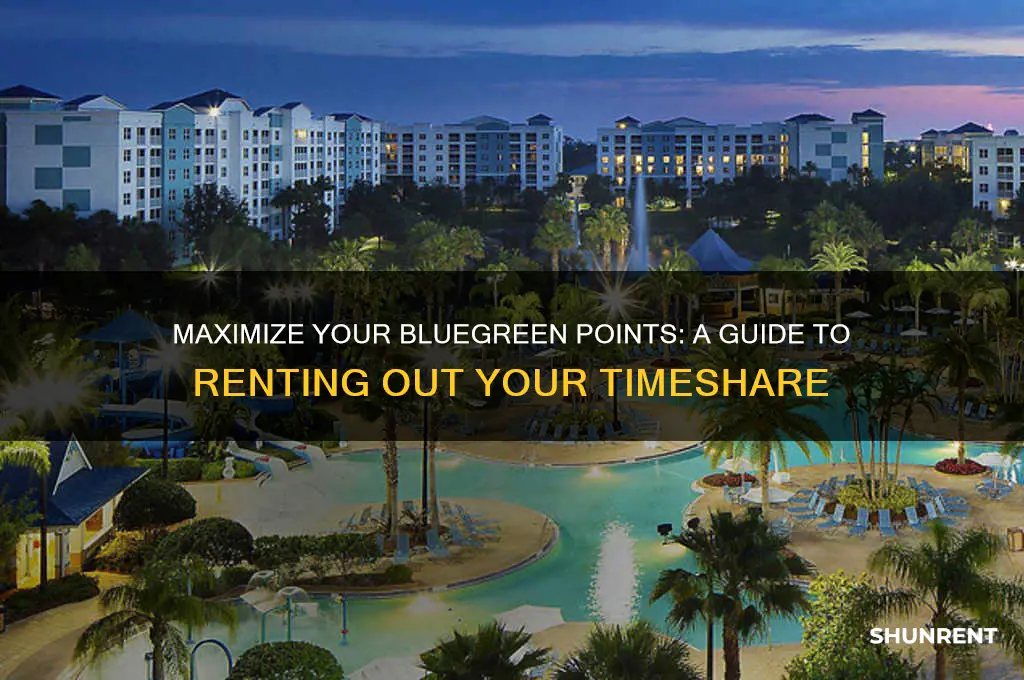 how to rent out my bluegreen points