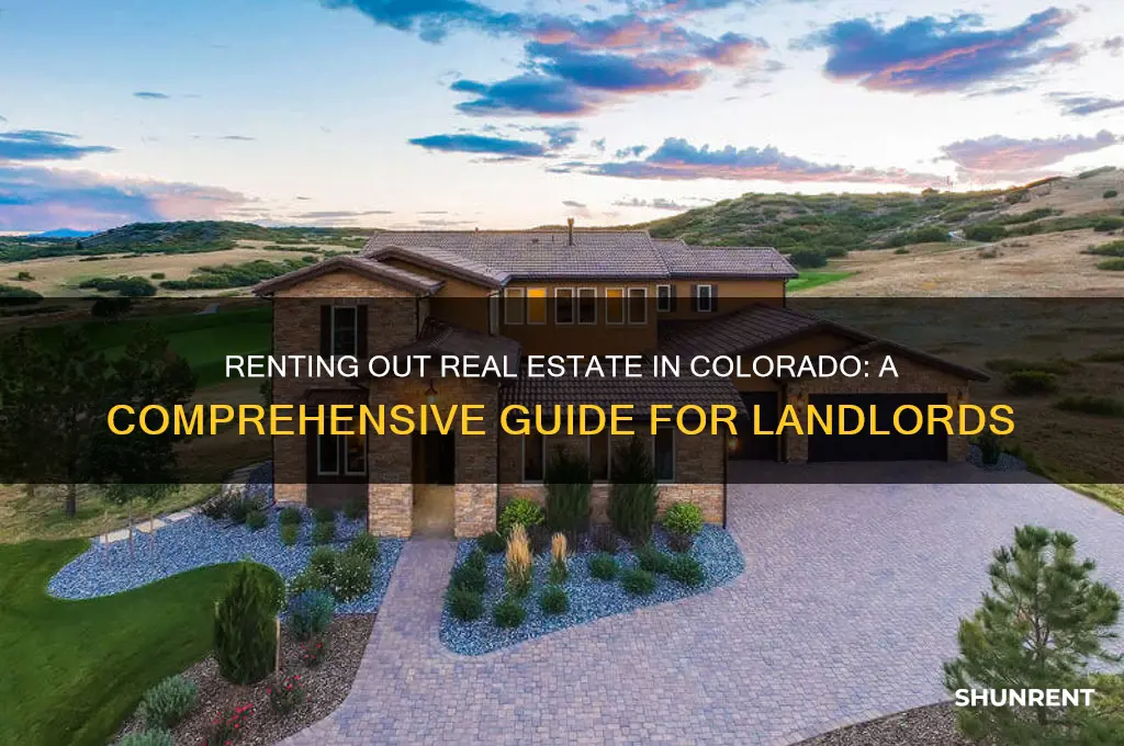 how to rent out real estate in co
