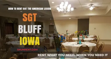 Renting Out American Legion Sgt Bluff Iowa: A Comprehensive Guide