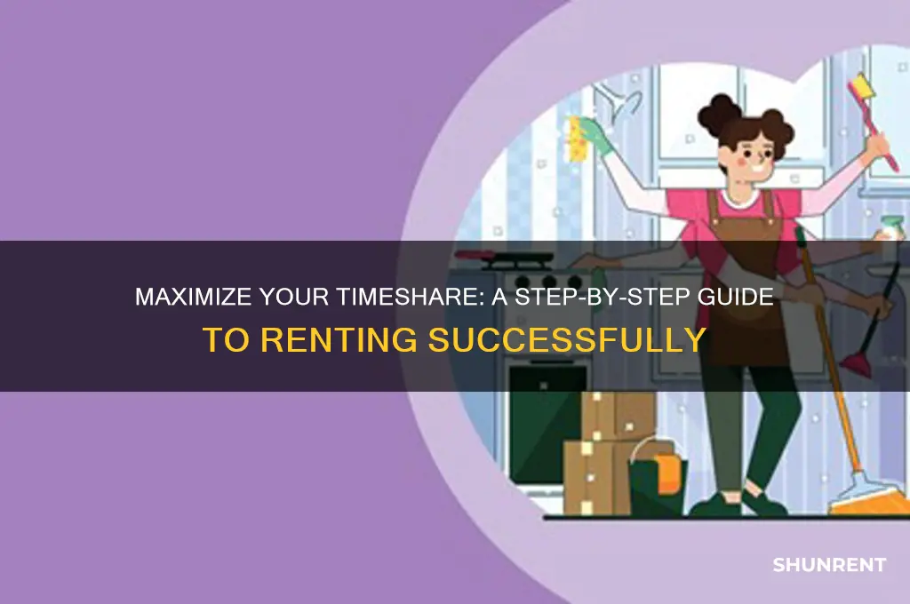 how to rent out uour time share