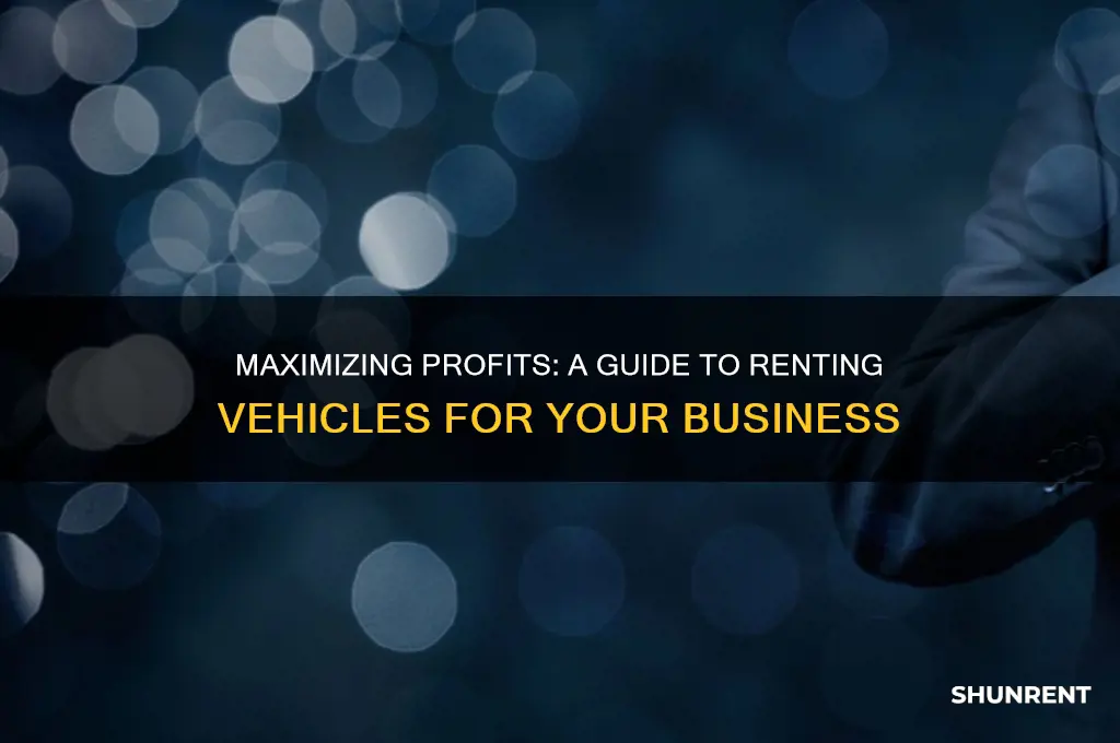 how to rent out vehicles for a business