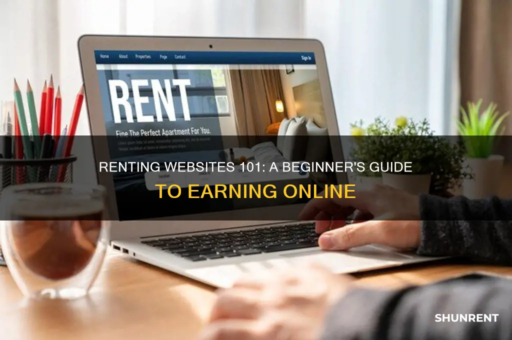 how to rent out websites on the internet