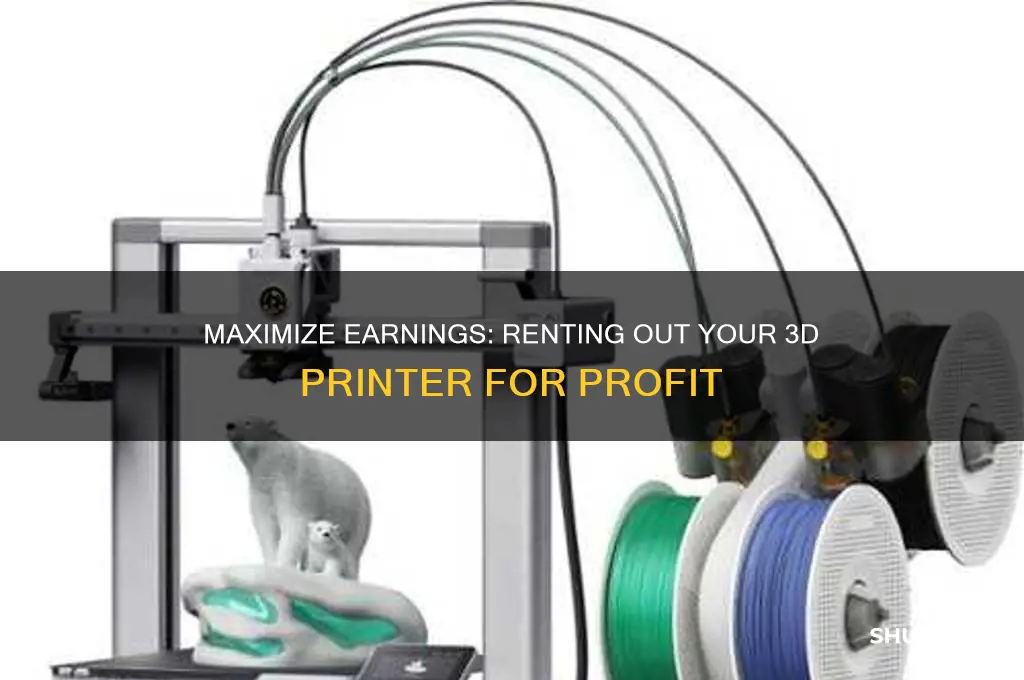 how to rent out your 3d printer