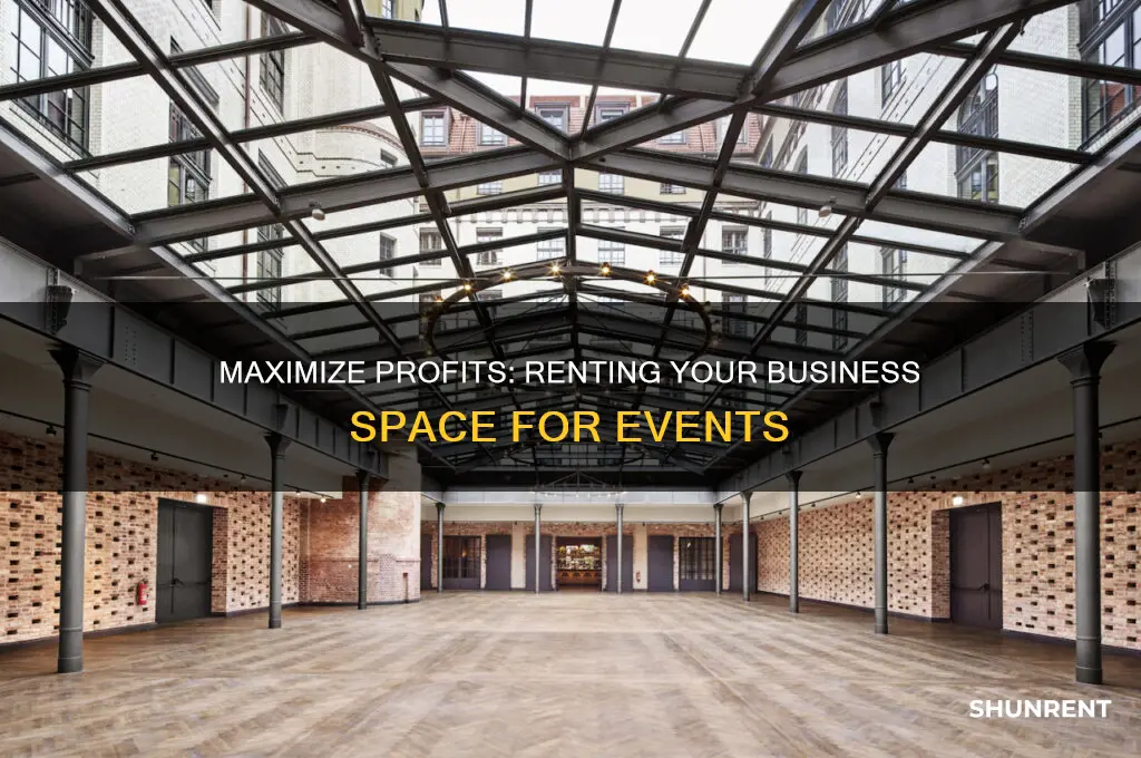 how to rent out your business space for events