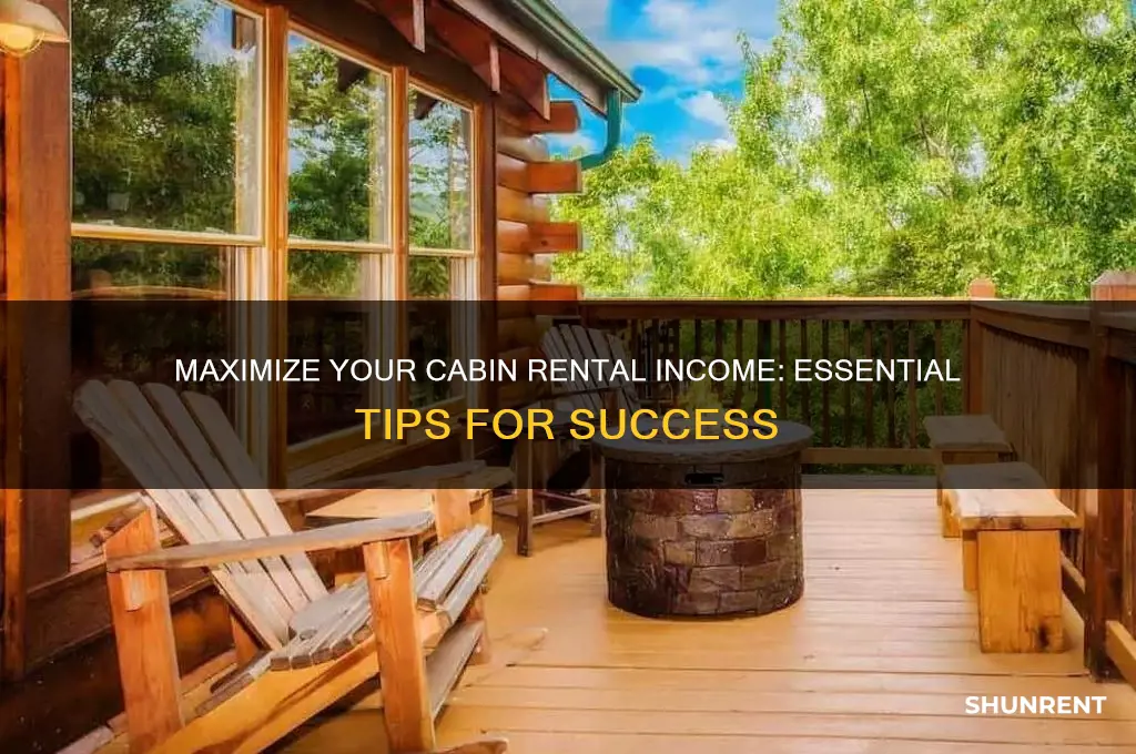 how to rent out your cabin tips