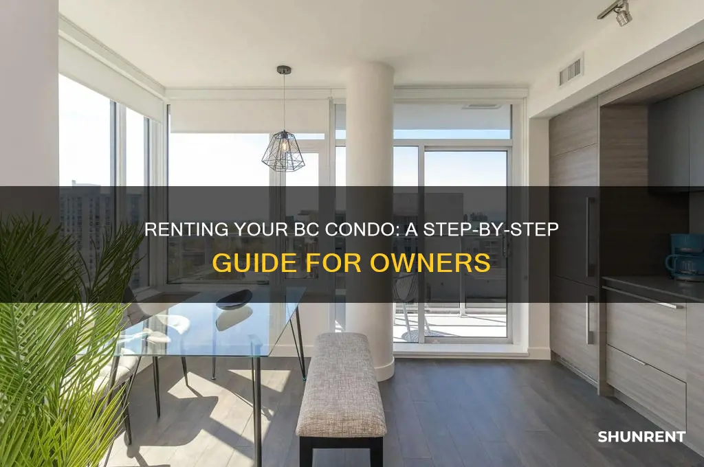 how to rent out your condo in bc