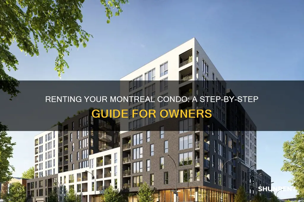 how to rent out your condo in montreal