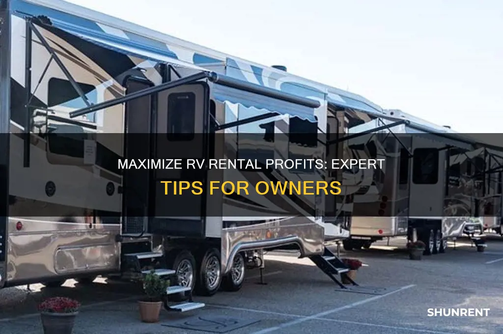 how to rent out your rv for the most profit