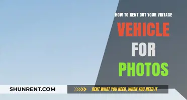 Rent Your Vintage Vehicle: A Guide to Photoshoot Success